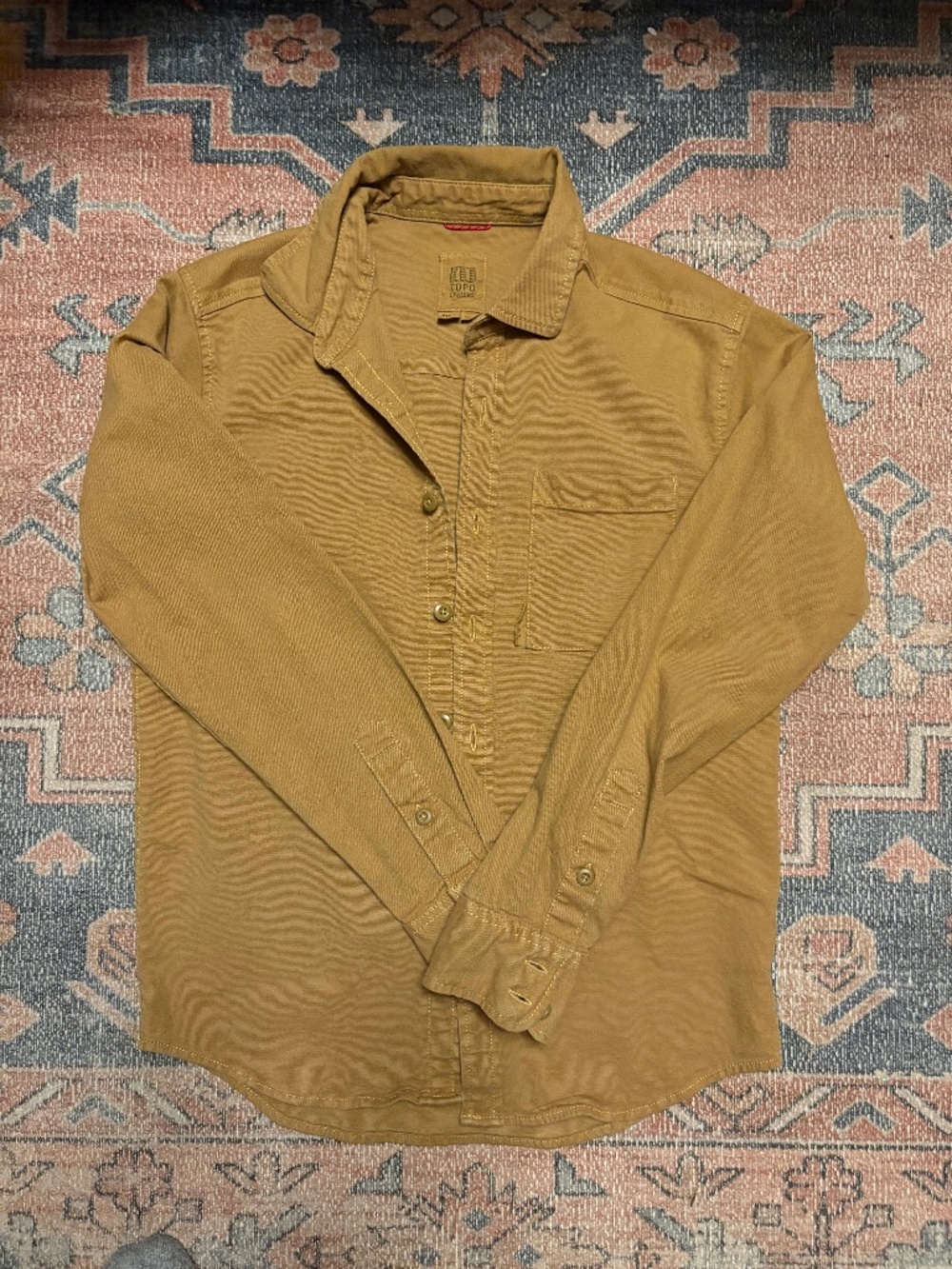 Topo Designs canvas work shirt S